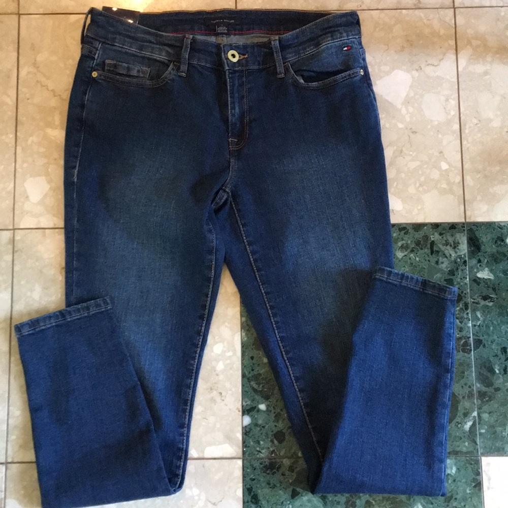 Tommy Hilfiger Bright Blue Wash Skinny Jeans